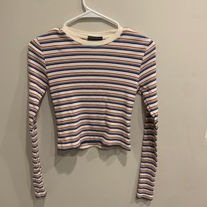 Brandy Melville Colored Striped Top